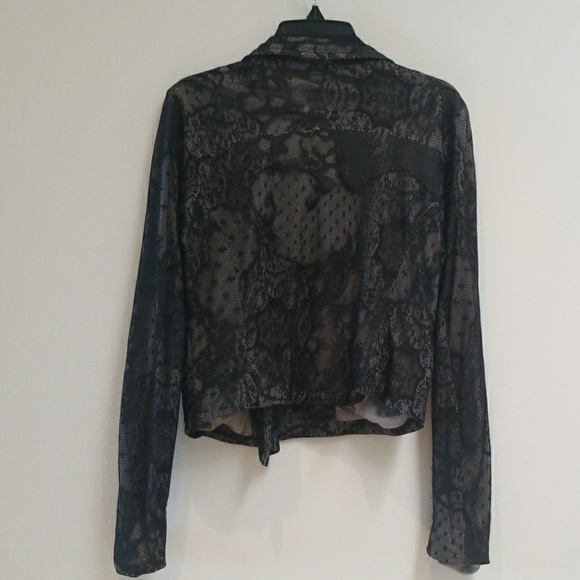 Black Lace Moto Jacket! - Picture 5 of 8
